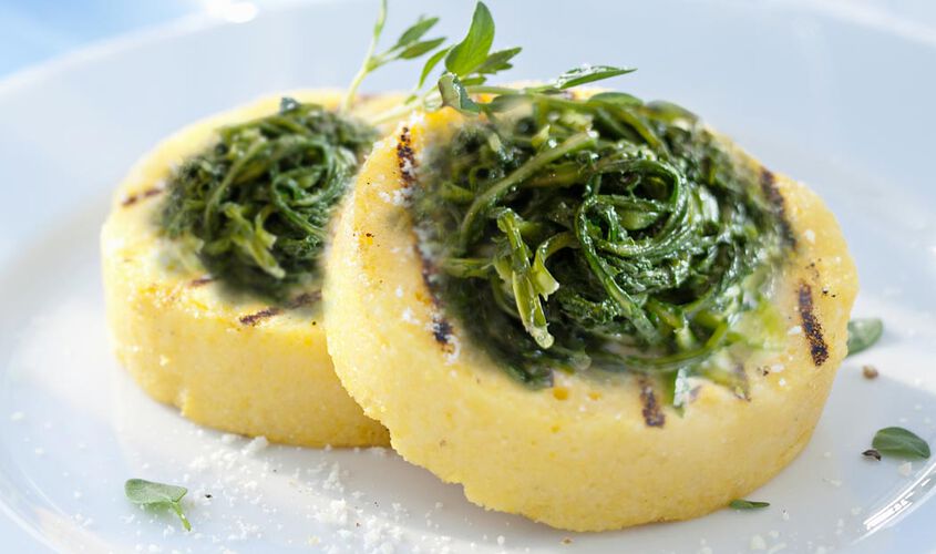 Polenta con Crema di Friarielli Bofrost