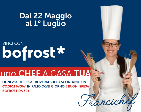 Concorso vinci uno chef bofrost