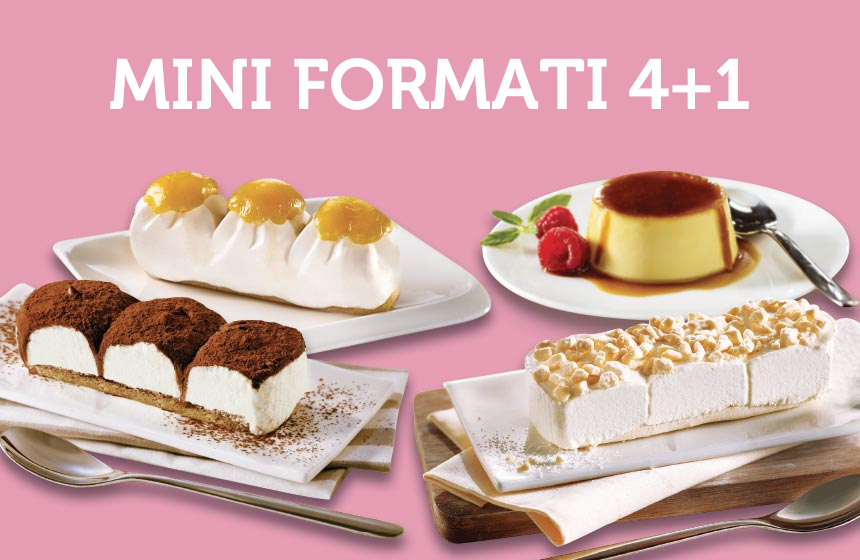 Promozione mini formati pasticceria